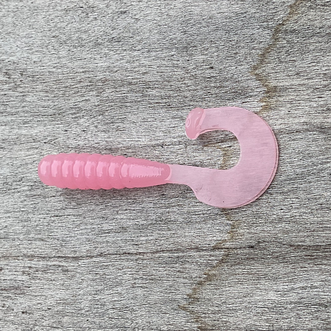 Curly Tail Kick 2-inch Cotton Candy 