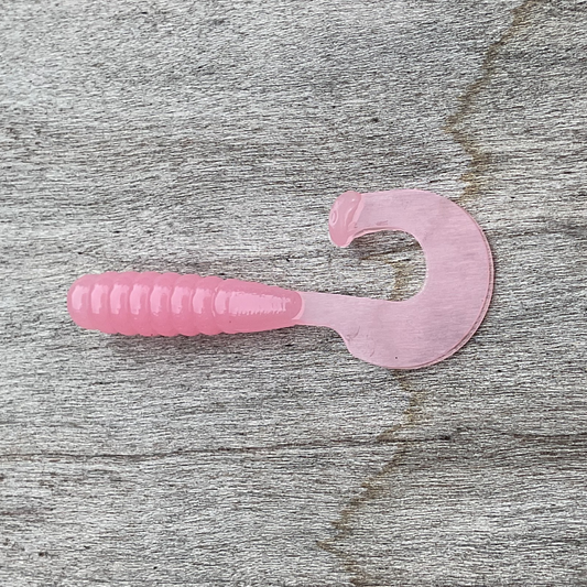 Curly Tail Kick 2-inch Cotton Candy 